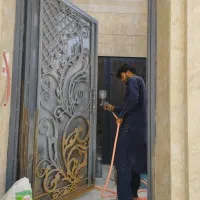 خدمات رنگ آمیزی درب حیاط و ساختمان|خدمات پیشه و مهارت|زاهدان, |دیوار