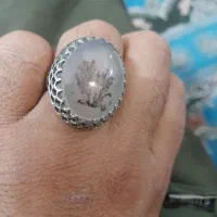 انگشتر نقره نگین شجر