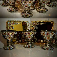 ظروف لوکس تزیین شده|صنایع دستی و سایر لوازم تزئینی|چابهار, |دیوار