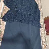 لباس مجلسی شیک سورمه ای