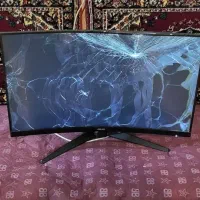 دو عددمانیتور خمیده 32اینچ 24|قطعات و لوازم جانبی رایانه|قم, بکایی|دیوار