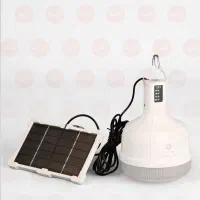 لامپ شارژی با پنل خورشیدی ۳۸ وات