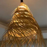 لوستر حصیری بامبو|لوستر و چراغ آویز|تهران, چیتگر شمالی|دیوار