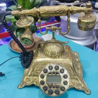 تلفن برنجی رومیزی