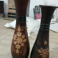 دو گلدان. سفالی|صنایع دستی و سایر لوازم تزئینی|تالش, هشتپر|دیوار