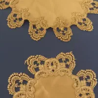 رومیزی۴ تکه دانتل ترک