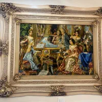 تابلو فرش دستبافت ابریشم