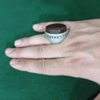 انگشتر عقیق قدیمی کار کلکسیونی و خاص