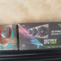 کارت گرافیک 1060 و موس حرفه ای لاجیتک g9
