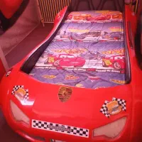 تخت نوجوان مدل ماشین چراغ دار|تخت و سرویس خواب|سنندج, |دیوار