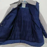 کت پسرانه سورمه ای جنس پشم گرم 5سال تا8