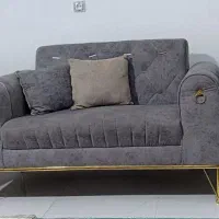 مبل ۷نفره پاناما همراه عسلی|مبلمان خانگی و میز عسلی|هشتگرد, هشتگرد قدیم|دیوار