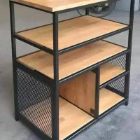 فلزی با استاتیک روی کار از چوب راش نراد mdf|بوفه، ویترین، کنسول|بابل, |دیوار