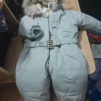 کاپشن سرهمی نوزاد سایز 3 طوسی کاملا نو|کفش و لباس بچه|هادی شهر, |دیوار