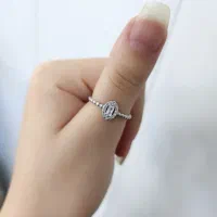 انگشتر ظریف نقره silvre 925|بدلیجات|کرمانشاه, |دیوار