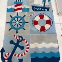 فرش زرباف طرح ملوانی بدون ایراد|فرش|تبریز, |دیوار