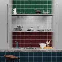 سرامیک 15×15 لوکس پرسلان براق رنگ‌بندی کامل