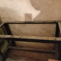 میز اهنی زیر کولری تمیز