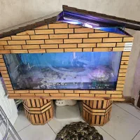 آکواریوم کلبه چوبی