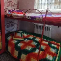 تخت دو طبقه فلزی زیبا