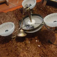 ی عدد لوستر سه شاخه