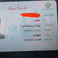 مدارک شناسایی گم شده