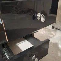 زیرتلوزیونی شیشه ای تمیز|میز تلویزیون|برازجان, |دیوار