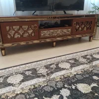 میز تلویزیون چوب ام دی آف