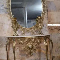فروش و خریدار آینه کنسول برنزی