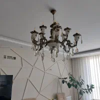 لوستر ۱۲ شعله|لوستر و چراغ آویز|مشهد, سجادیه|دیوار