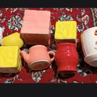 گلدان های کوچک و دکوری