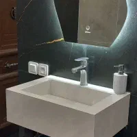 روشویی سرامیکی آینه سنسوردار
