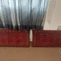 یک جفت پشتی دستباف در حد نو|پشتی|نور, |دیوار