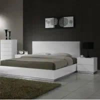 تخت خواب دونفره سفید|تخت و سرویس خواب|ری, عباس‌آباد|دیوار