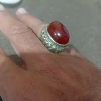 انگشتر نقره عقیق کهنه