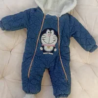 کاپشن سرهمی داخل خز همراه پاپوش|کفش و لباس بچه|اردکان, |دیوار