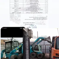 بابکت مینی لودر توماس خاکبرداری وتخریب خاور