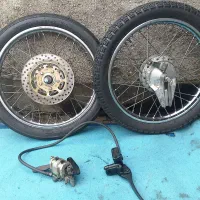 رینگ و لاستیک همراه با ترمز دیسکی