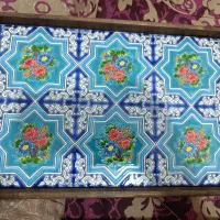 سینی کاشی|صنایع دستی و سایر لوازم تزئینی|کاشان, معلم|دیوار