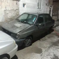 پراید مدل ۸۲ شاسی پلمپ داخل موتور سوخته