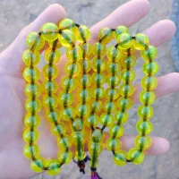 تسبیح سندلوس گری فسفری درحد کهنه آلمان|جواهرات|تبریز, |دیوار