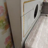 تخت خواب دو نفره با دو کفی و کمد وآینه|تخت و سرویس خواب|آمل, |دیوار