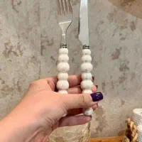 کارد میوه خوری دسته مرواریدی