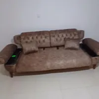 مبل نو۸نفره king size راحتی جای کافی و اسپیکردار|مبلمان خانگی و میز عسلی|لار, |دیوار