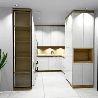 طراحی و اجرای دکوراسیون . چوب و ام دی اف