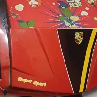 تخت ماشینی مدل پورشه به همراه ست جذاب آن