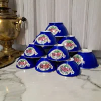 کاسه روسی آبی داس و چکش