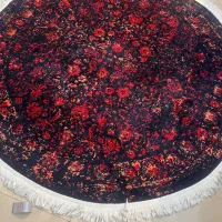 فرش ماشینی سنتی گرد
