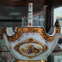 ظرفای قدیمی دنسی لاجوردی