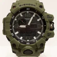 ساعت مچی کاسیو جی شاک بند یشمی صفحه مشکی